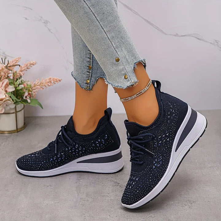 Romee | Orthopedic Sneakers with Sparkling Rhinestones